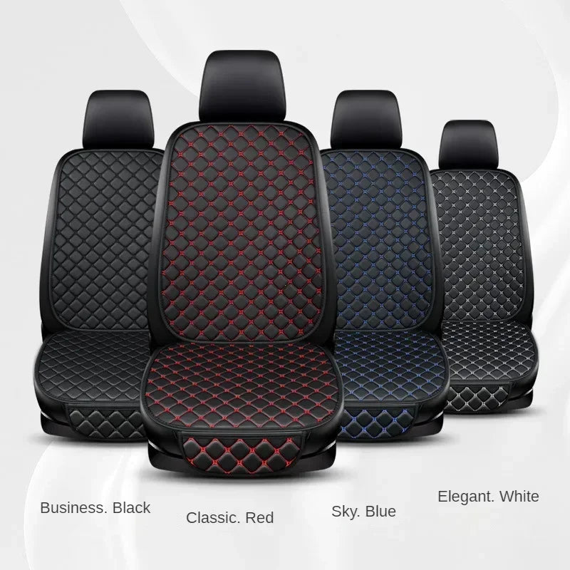 Premium Leather Car Seat Covers | Breathable Design with Universal Fit for All-Season Comfort 4