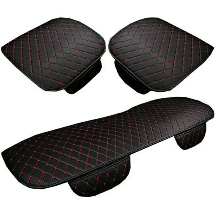 Premium Leather Car Seat Covers | Breathable Design with Universal Fit for All-Season Comfort 5