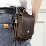 Premium Leather Waist Bag for Men with Adjustable Strap | Stylish & Durable Storage Solution for Essentials 0