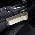 Premium Leather | Car Seat Organizer with Cup Holder & Gap Prevention | Back Seat Car Organizer for Extra Storage 13
