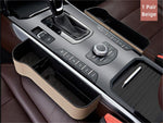 Premium Leather | Car Seat Organizer with Cup Holder & Gap Prevention | Back Seat Car Organizer for Extra Storage 15