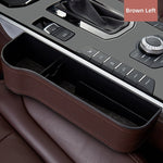 Premium Leather | Car Seat Organizer with Cup Holder & Gap Prevention | Back Seat Car Organizer for Extra Storage 16