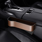 Premium Leather | Car Seat Organizer with Cup Holder & Gap Prevention | Back Seat Car Organizer for Extra Storage 18