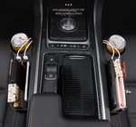Premium Leather | Car Seat Organizer with Cup Holder & Gap Prevention | Back Seat Car Organizer for Extra Storage 2