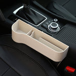 Premium Leather | Car Seat Organizer with Cup Holder & Gap Prevention | Back Seat Car Organizer for Extra Storage 23