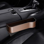 Premium Leather | Car Seat Organizer with Cup Holder & Gap Prevention | Back Seat Car Organizer for Extra Storage 31