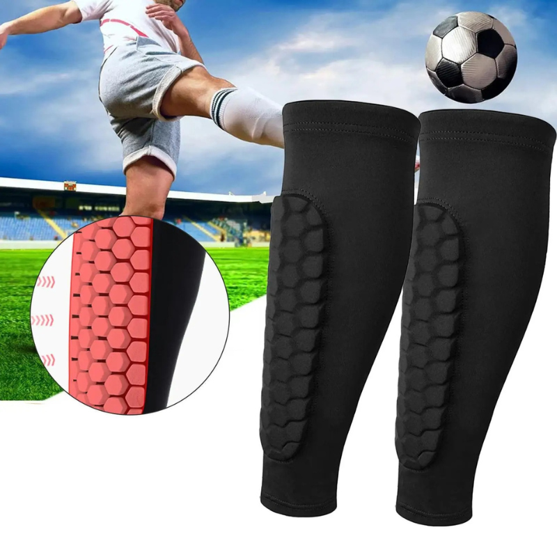 Premium Soccer Shin Guards | Honeycomb Design for Ultimate Protection | Comfortable Fit for All Players 0
