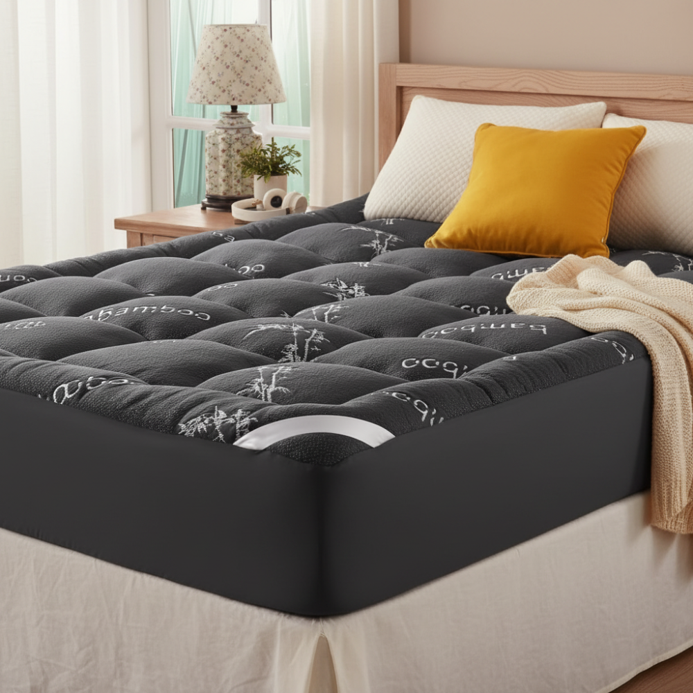 Premium Waterproof Mattress Protector with Fitted Design for Ultimate Cleanliness 0