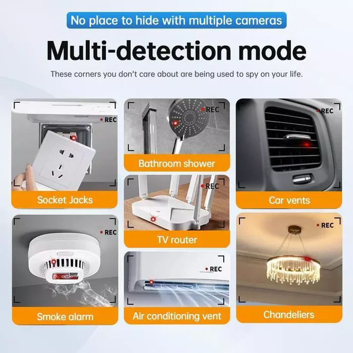 Privacy Guardian | Hidden Camera & GPS Detector with Advanced RF Technology | Essential Tool for Personal Security 6