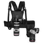 Pro Camera Support Harness | Dual-Camera System with Lightweight Design | Comfort and Stability for Photographers 0