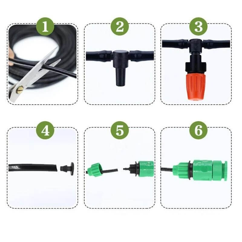 Pro Sprinkler Set | Smart Garden Irrigation System with Custom Nozzles | Efficient Water-Saving Design for Healthy Plants 5