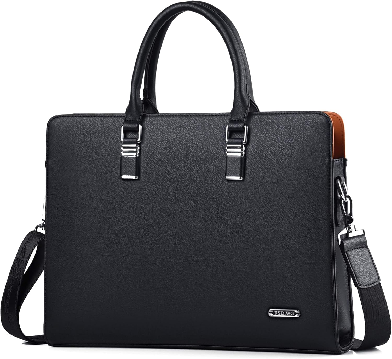 Professional Leather Briefcase | Multi-Compartment Design for Organization 0