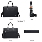 Professional Leather Briefcase | Multi-Compartment Design for Organization 5