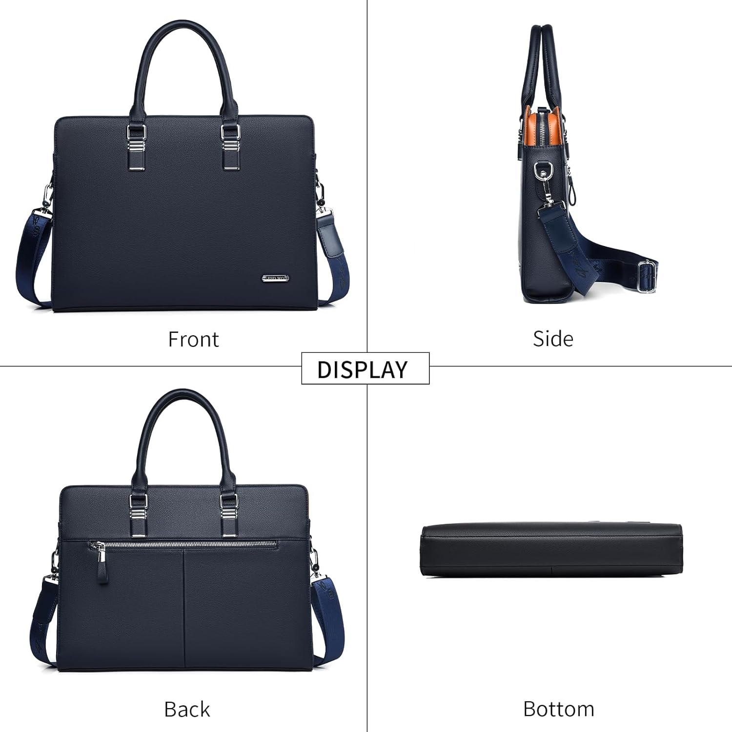Professional Leather Briefcase | Multi-Compartment Design for Organization 8