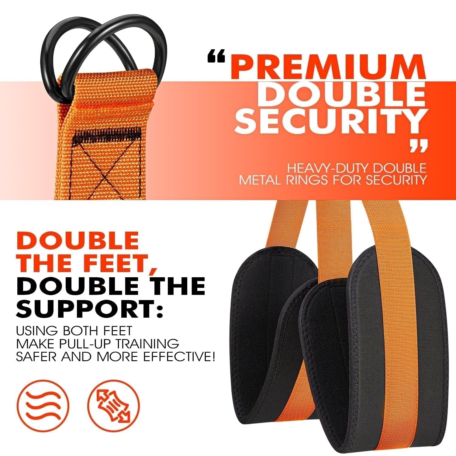 Pull Up Assist Band | Double Wide Foot System for Enhanced Upper Body Training 5