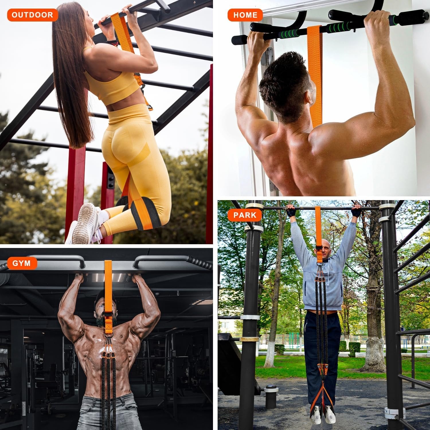 Pull Up Assist Band | Double Wide Foot System for Enhanced Upper Body Training 6