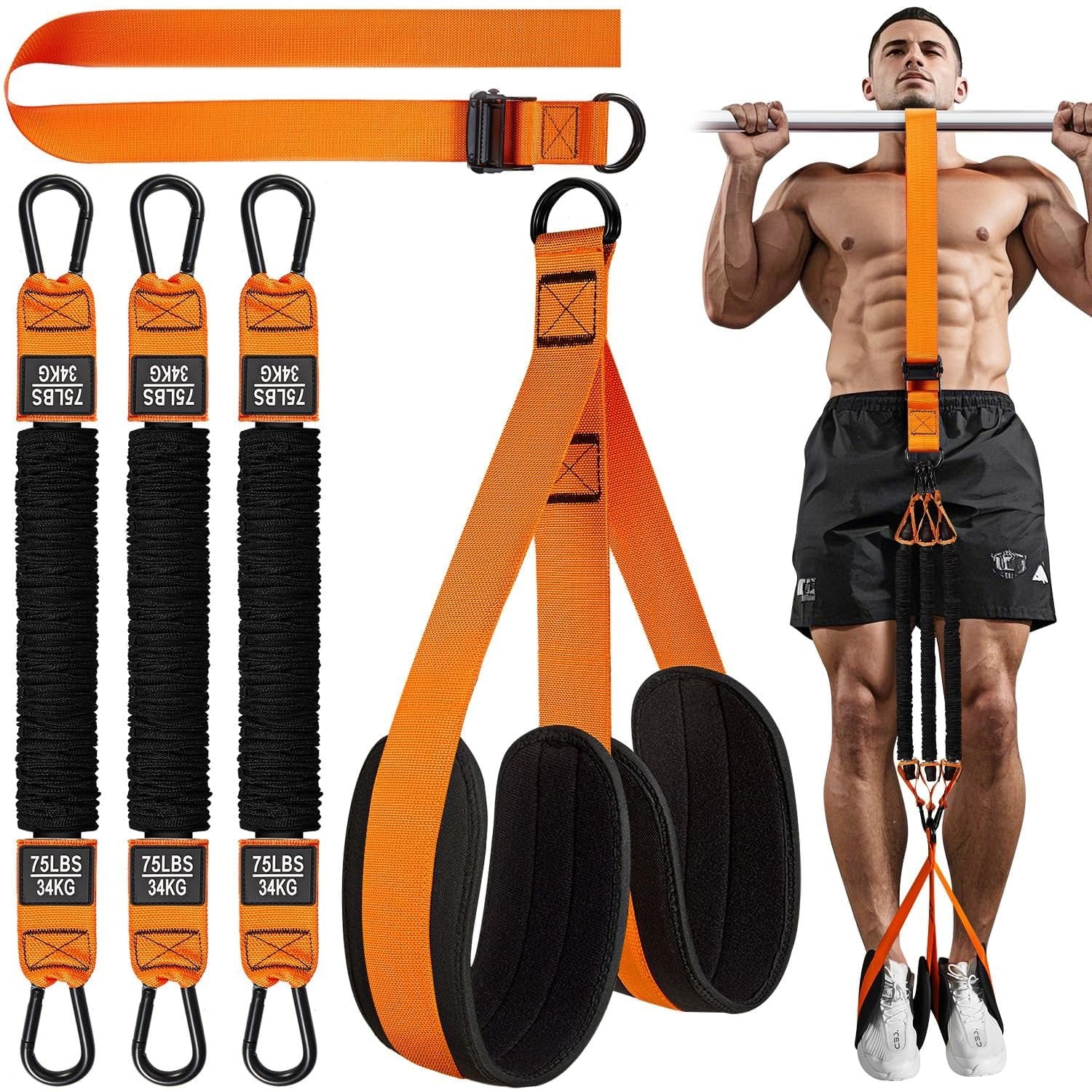 Pull Up Assist Band | Double Wide Foot System for Enhanced Upper Body Training 9