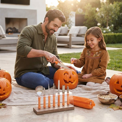 Pumpkin Carving Kit for Halloween, Stainless Steel Pumpkin Carving Tools with Storage Bag, Pumpkin Carving Set for Kids