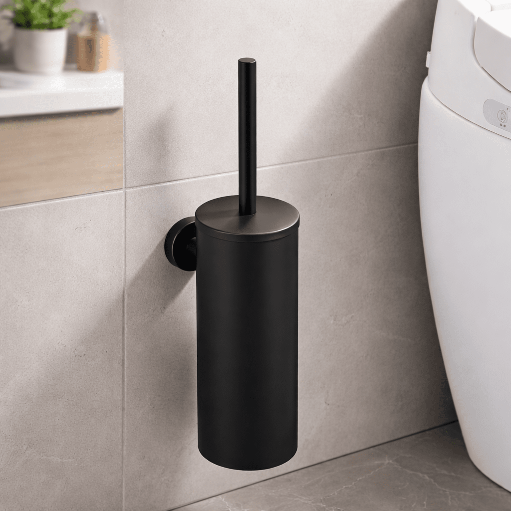 PureSteel | Stainless Steel Toilet Brush Set with Wall Mount | Elegant Design for Modern Bathrooms 0