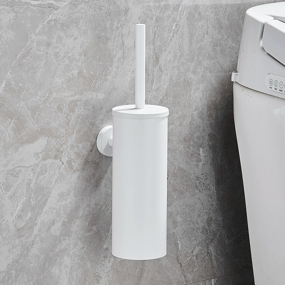 PureSteel | Stainless Steel Toilet Brush Set with Wall Mount | Elegant Design for Modern Bathrooms 10