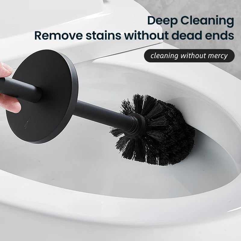 PureSteel | Stainless Steel Toilet Brush Set with Wall Mount | Elegant Design for Modern Bathrooms 6