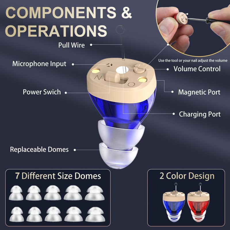 Pure Series | OTC Hearing Aids with Wireless Rechargeable Design | Compact & Clear Sound Enhancement for Daily Use 5