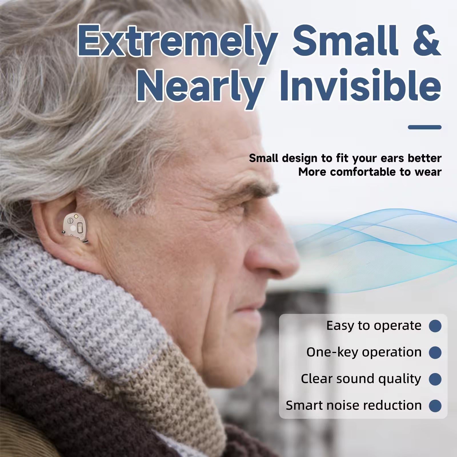 Pure Series | OTC Hearing Aids with Wireless Rechargeable Design | Compact & Clear Sound Enhancement for Daily Use 7