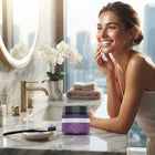Teeth Whitening Powder, Purple Teeth Whitener for Coffee Stains, Travel Tooth Powder with Baking Soda