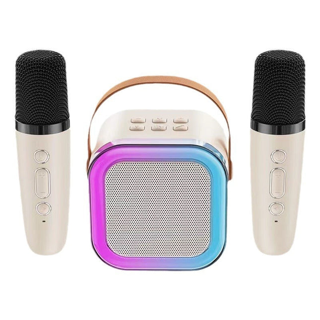 Karaoke Machine with Wireless Microphone, Portable Karaoke Machine for Kids and Adults
