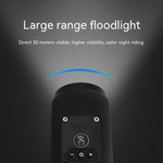 TUZWA Bike Light and Horn, 250 Lumens Rechargeable Bicycle Headlight with 110dB Horn, Wireless Remote, 4 Modes, IPX5, 1200mAh