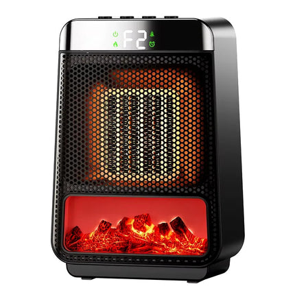 Space Heater Plug In Wall Outlet, Portable Heater with PTC Ceramic, Compact Electric Heater