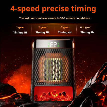 3 Second Fast Heating, Compact Electric Heater