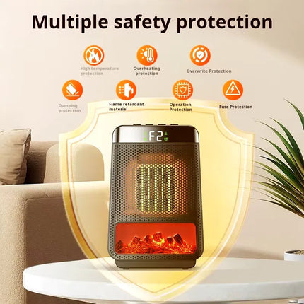 3 Second Fast Heating, Compact Electric Heater – image 5