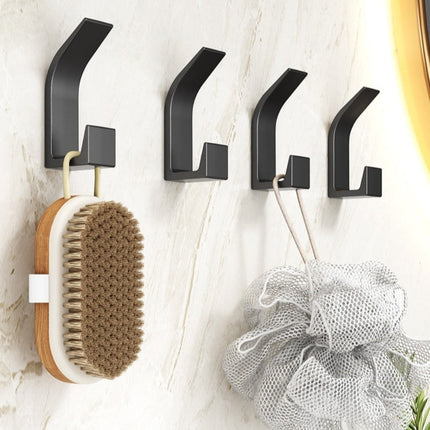 Self Adhesive Coat Hooks for Jackets, Waterproof Adhesive Hooks No Drill