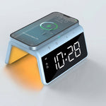 Qi Wireless Charging Alarm Clock with Dual Alarm & Night Lamp | Smart Bedside Device for Effortless Mornings 4