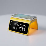 Qi Wireless Charging Alarm Clock with Dual Alarm & Night Lamp | Smart Bedside Device for Effortless Mornings 5