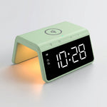Qi Wireless Charging Alarm Clock with Dual Alarm & Night Lamp | Smart Bedside Device for Effortless Mornings 8