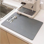 Quick Dry Kitchen Dish Drying Mat with Super Absorbent Diatomite | Compact Solution for Fast Drying 4