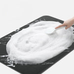 Quick Dry Stone Bath Mat with Non-Slip Rubber Base | Modern Marble Design for Moisture Control 5