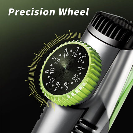 Waterproof Vacuum Beard Trimmer for Men, IPX6 Cordless Hair Clipper with 20 Length Settings and Type C Charging