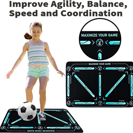 Soccer Training Mat, Soccer Skills Mat and Juggling Trainer – image 9