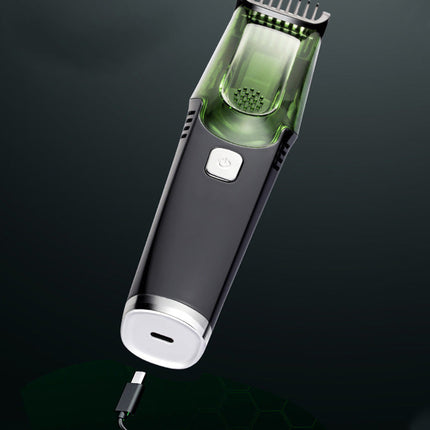 Waterproof Vacuum Beard Trimmer for Men, IPX6 Cordless Hair Clipper with 20 Length Settings and Type C Charging