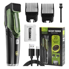 Beard Trimmer for Men with Vacuum, Cordless Mustache Trimmer with 20 Length Settings, Waterproof Facial Hair Trimmer