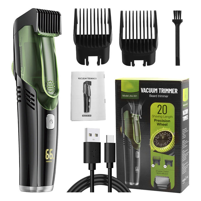 Beard Trimmer for Men with Vacuum, Cordless Hair Clippers with 20 Length Settings – image 10