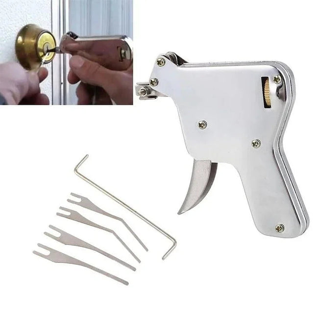 Lock Pick Set with Pick Gun, Lockpicking Tool Set with Torsion Key Tool