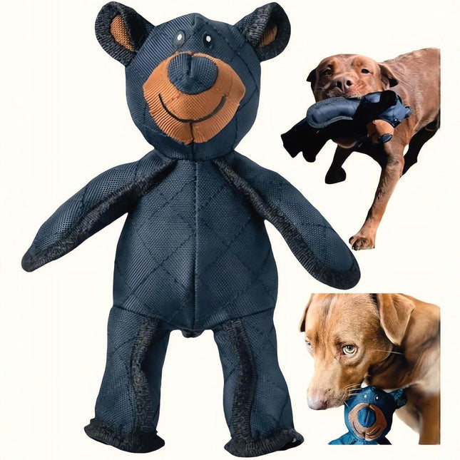 Durable Plush Dog Toy Bear, Dog Squeaker Toy with Reinforced Seams, Plush Toy for Dogs for Indoor Play