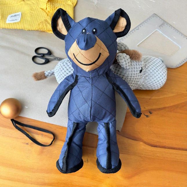 Durable Plush Dog Toy Bear, Dog Squeaker Toy with Reinforced Seams
