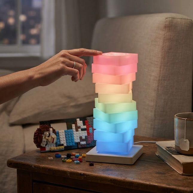 Table Lamps for Bedroom, Bedside Lamp with Touch Dimming, Cordless Lamp Rechargeable with RGB Color Changing