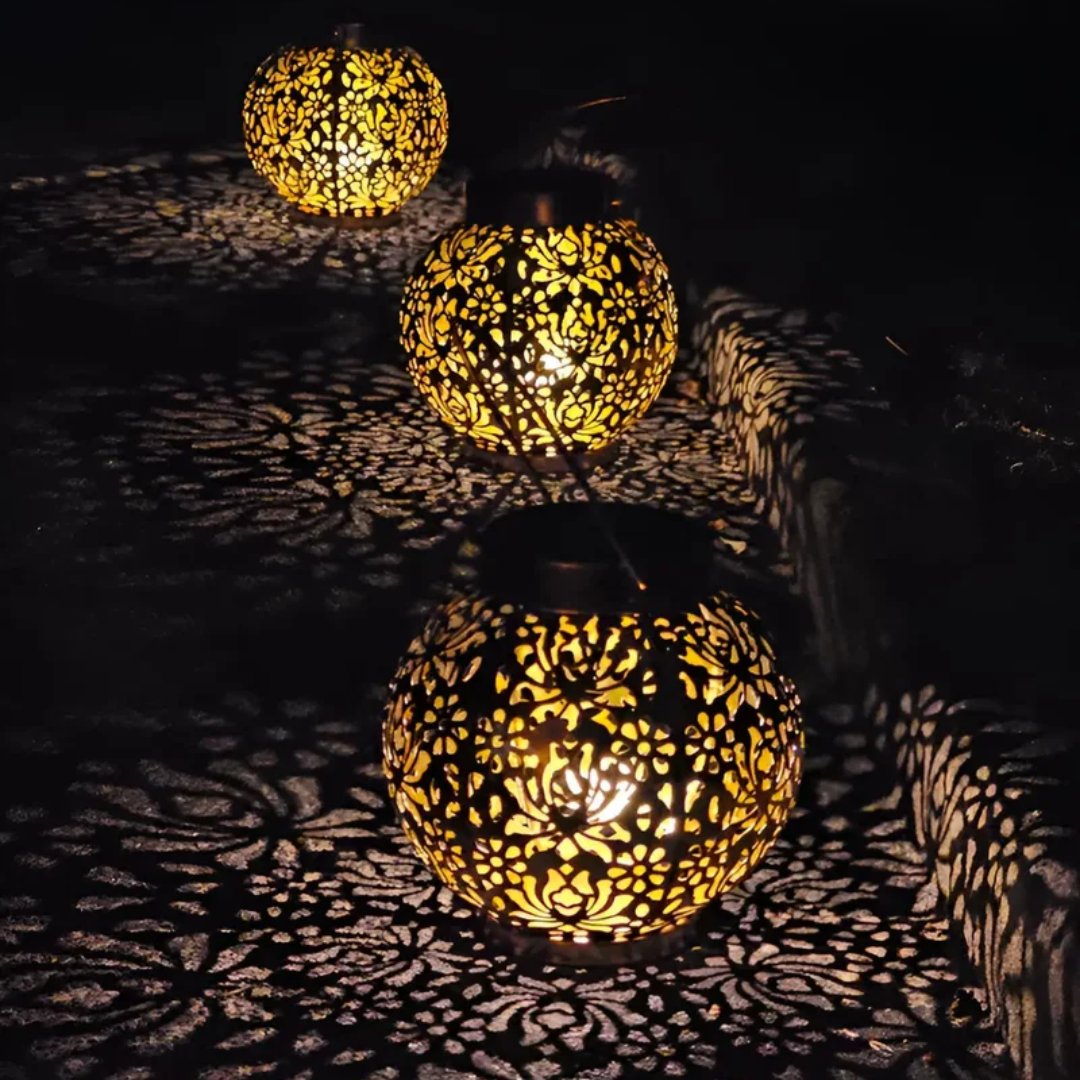 RadiantGlow | Waterproof Solar Garden Hanging Lamp with Elegant Design | Energy-Efficient Lighting for Outdoor Spaces 0