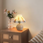 RattanGlow | Elegant Dimmable LED Table Lamp with Remote Control 3
